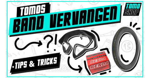 Tutorial: Hoe vervang ik een Tomos brommer band?